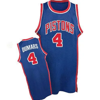 Authentic Blue Joe Dumars Men's Detroit Pistons Adidas Throwback Jersey