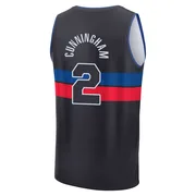 Fast Break Black Cade Cunningham Youth Detroit Pistons 2024/25 Statement Edition Jersey