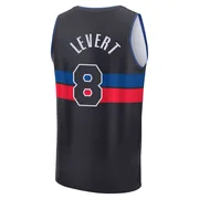 Fast Break Black Caris LeVert Men's Detroit Pistons 2024/25 Statement Edition Jersey