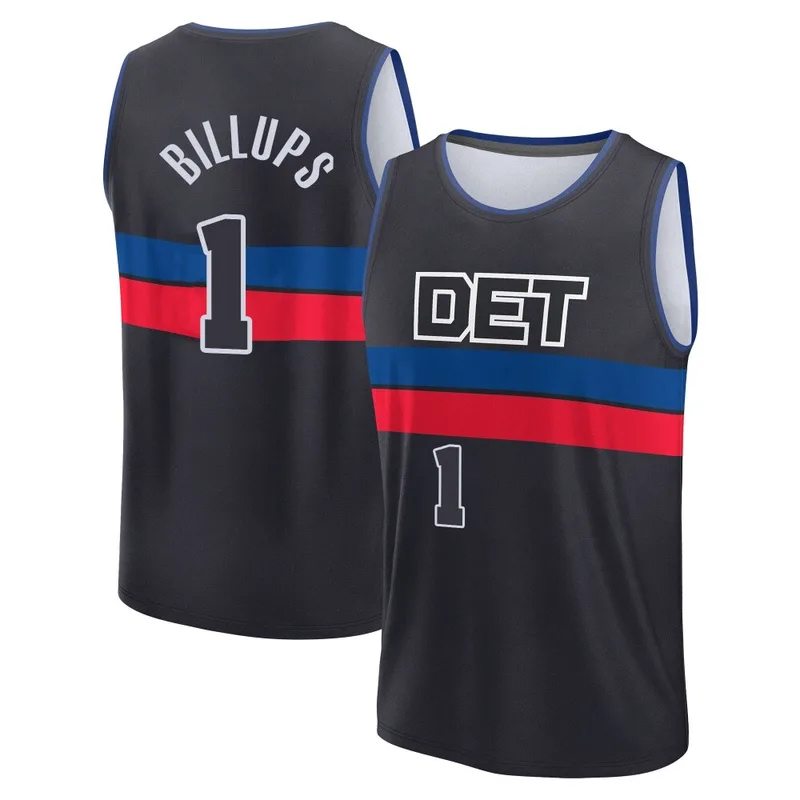 Fast Break Black Chauncey Billups Youth Detroit Pistons 2024/25 Statement Edition Jersey