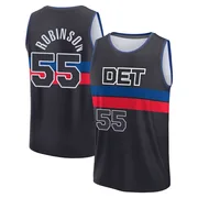 Fast Break Black Duncan Robinson Youth Detroit Pistons 2024/25 Statement Edition Jersey