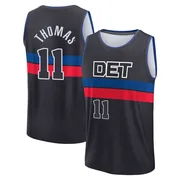 Fast Break Black Isiah Thomas Youth Detroit Pistons 2024/25 Statement Edition Jersey