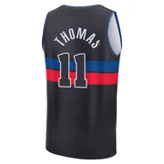 Fast Break Black Isiah Thomas Youth Detroit Pistons 2024/25 Statement Edition Jersey
