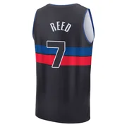 Fast Break Black Paul Reed Men's Detroit Pistons 2024/25 Statement Edition Jersey