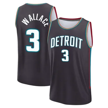 Fast Break Charcoal Ben Wallace Youth Detroit Pistons 2025/26 City Edition Jersey
