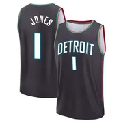Fast Break Charcoal Colby Jones Youth Detroit Pistons 2025/26 City Edition Jersey