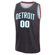 Fast Break Charcoal Custom Men's Detroit Pistons 2025/26 City Edition Jersey