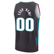 Fast Break Charcoal Custom Youth Detroit Pistons 2025/26 City Edition Jersey