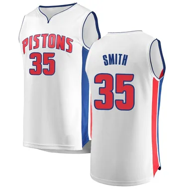 Fast Break White Tolu Smith Men's Detroit Pistons Fanatics Branded Jersey - Association Edition