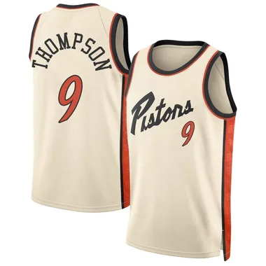 Swingman Ausar Thompson Men's Detroit Pistons Nike Tan 2024/25 City Edition Jersey
