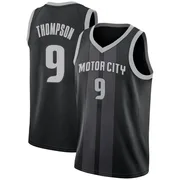 Swingman Black Ausar Thompson Youth Detroit Pistons Nike 2018/19 Jersey - City Edition
