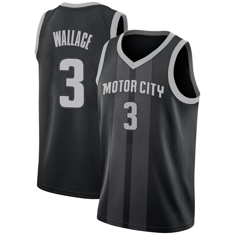 Swingman Black Ben Wallace Youth Detroit Pistons Nike 2018/19 Jersey - City Edition