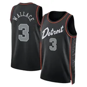 Swingman Black Ben Wallace Youth Detroit Pistons Nike 2023/24 City Edition Jersey