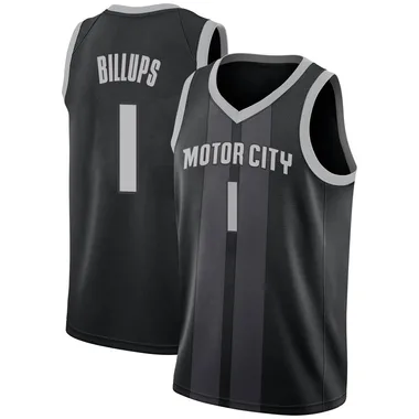 Swingman Black Chauncey Billups Men's Detroit Pistons Nike 2018/19 Jersey - City Edition