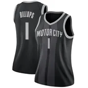 Swingman Black Chauncey Billups Women's Detroit Pistons Nike 2018/19 Jersey - City Edition