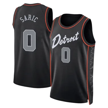 Swingman Black Dario Saric Youth Detroit Pistons Nike 2023/24 City Edition Jersey