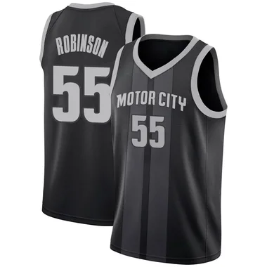 Swingman Black Duncan Robinson Men's Detroit Pistons Nike 2018/19 Jersey - City Edition