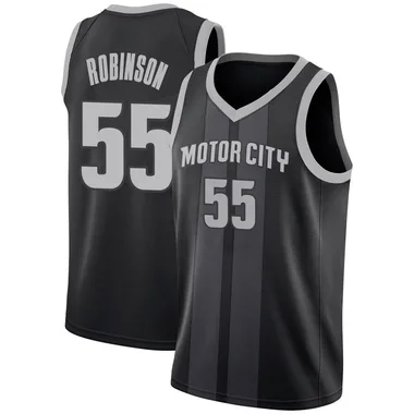 Swingman Black Duncan Robinson Youth Detroit Pistons Nike 2018/19 Jersey - City Edition