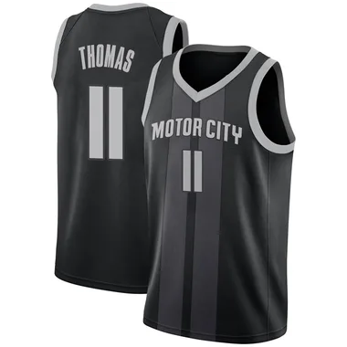 Swingman Black Isiah Thomas Youth Detroit Pistons Nike 2018/19 Jersey - City Edition
