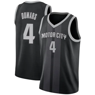 Swingman Black Joe Dumars Men's Detroit Pistons Nike 2018/19 Jersey - City Edition