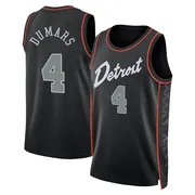 Swingman Black Joe Dumars Men's Detroit Pistons Nike 2023/24 City Edition Jersey