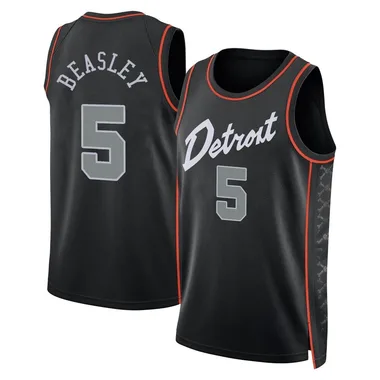 Swingman Black Malik Beasley Youth Detroit Pistons Nike 2023/24 City Edition Jersey