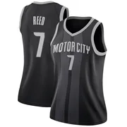 Swingman Black Paul Reed Women's Detroit Pistons Nike 2018/19 Jersey - City Edition