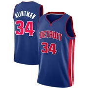 Swingman Blue Bobi Klintman Youth Detroit Pistons Nike Jersey - Icon Edition