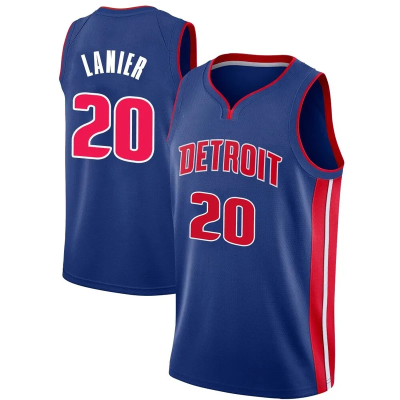 Swingman Blue Chaz Lanier Youth Detroit Pistons Nike Jersey - Icon Edition