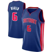 Swingman Blue Hamidou Diallo Youth Detroit Pistons Nike Jersey - Icon Edition