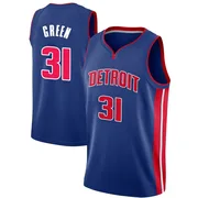 Swingman Blue Javonte Green Youth Detroit Pistons Nike Jersey - Icon Edition