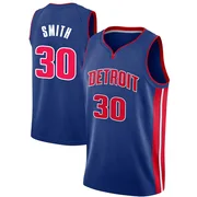 Swingman Blue Joe Smith Men's Detroit Pistons Nike Jersey - Icon Edition