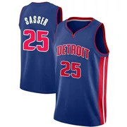 Swingman Blue Marcus Sasser Youth Detroit Pistons Nike Jersey - Icon Edition