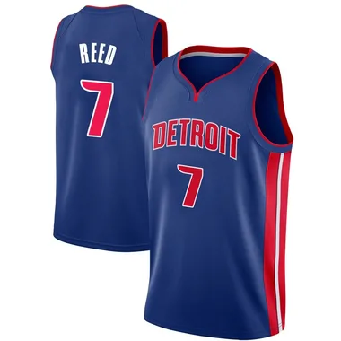 Swingman Blue Paul Reed Men's Detroit Pistons Nike Jersey - Icon Edition