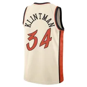 Swingman Bobi Klintman Men's Detroit Pistons Nike Tan 2024/25 City Edition Jersey