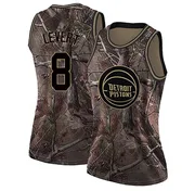 Swingman Camo Caris LeVert Women's Detroit Pistons Nike Realtree Collection Jersey