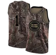 Swingman Camo Colby Jones Men's Detroit Pistons Nike Realtree Collection Jersey