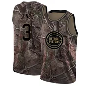 Swingman Camo Isaac Jones Men's Detroit Pistons Nike Realtree Collection Jersey