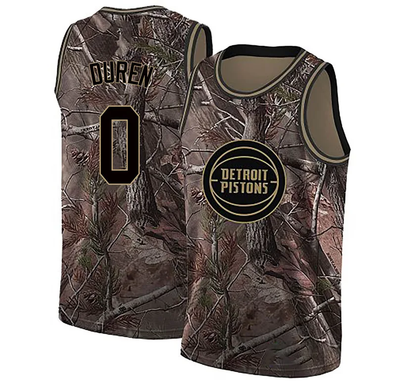 Swingman Camo Jalen Duren Men's Detroit Pistons Nike Realtree Collection Jersey