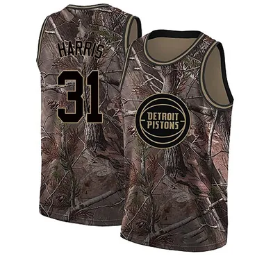 Swingman Camo Joe Harris Men's Detroit Pistons Nike Realtree Collection Jersey