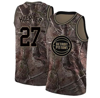 Swingman Camo Kevin Huerter Youth Detroit Pistons Nike Realtree Collection Jersey
