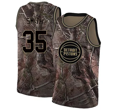 Swingman Camo Tolu Smith Youth Detroit Pistons Nike Realtree Collection Jersey