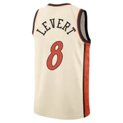 Swingman Caris LeVert Men's Detroit Pistons Nike Tan 2024/25 City Edition Jersey