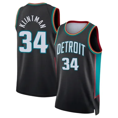 Swingman Charcoal Bobi Klintman Men's Detroit Pistons Nike 2025/26 City Edition Jersey