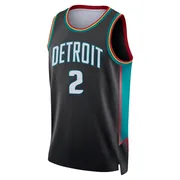 Swingman Charcoal Cade Cunningham Men's Detroit Pistons Nike 2025/26 City Edition Jersey