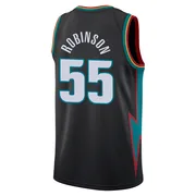 Swingman Charcoal Duncan Robinson Men's Detroit Pistons Nike 2025/26 City Edition Jersey