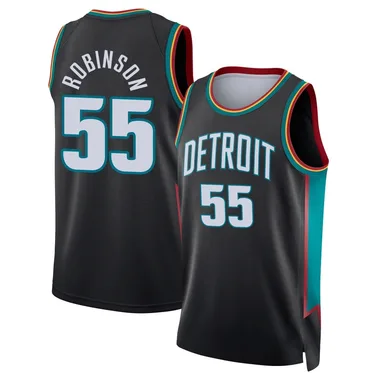 Swingman Charcoal Duncan Robinson Men's Detroit Pistons Nike 2025/26 City Edition Jersey