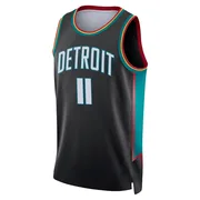 Swingman Charcoal Isiah Thomas Men's Detroit Pistons Nike 2025/26 City Edition Jersey