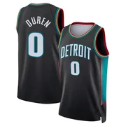 Swingman Charcoal Jalen Duren Men's Detroit Pistons Nike 2025/26 City Edition Jersey