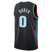 Swingman Charcoal Jalen Duren Men's Detroit Pistons Nike 2025/26 City Edition Jersey